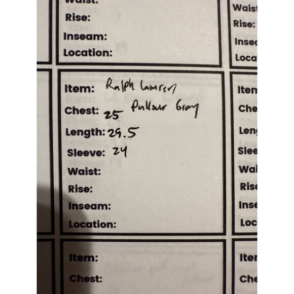 Ralph Lauren Polo Quarter Zip‎ Pullover Sweater Cotton Dark Gray Grey Mens XL - Picture 3 of 8